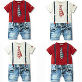 NEW Kids Baby Boys Clothes Overalls Costume Suit Grow Outfit Romper Pants 3-24M
