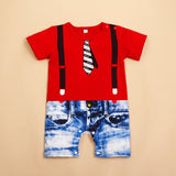 NEW Kids Baby Boys Clothes Overalls Costume Suit Grow Outfit Romper Pants 3-24M