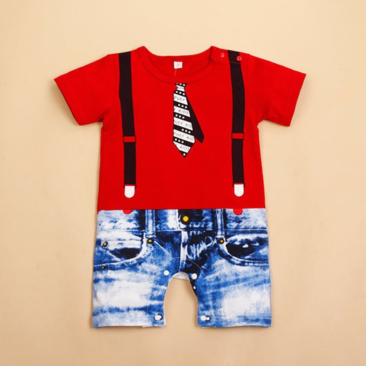 NEW Kids Baby Boys Clothes Overalls Costume Suit Grow Outfit Romper Pants 3-24M