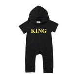 Pudcoco Boy Jumpsuits 0-24M Newborn Infant Baby Boy Kids King Romper Jumpsuit Clothes Outfits
