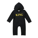 Pudcoco Boy Jumpsuits 0-24M Newborn Infant Baby Boy Kids King Romper Jumpsuit Clothes Outfits
