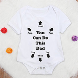 Toddler Baby Girls Boys Bodysuit Letter Printed Newborns Summer Short Sleeved Tops Sunsuit Fashion Infant Kids Clothes 3M-4T A20