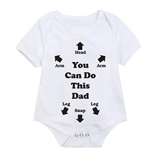 Toddler Baby Girls Boys Bodysuit Letter Printed Newborns Summer Short Sleeved Tops Sunsuit Fashion Infant Kids Clothes 3M-4T A20