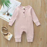 Newborn Infant Toddler Baby Boy Girls Long Sleeve Romper Knitting Jumpsuit Clothes Outfits Warm Plain Winter Cute Lovely 0-18M