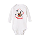 My First Christmas Letter Print Romper Jumpsuit Infant Newborn Baby Girls Boys Long Sleeve Outfit Babe Christmas Clothes