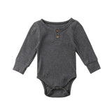 Newborn Baby Autumn Winter Clothes Knitted Romper 2019 NEW Infant Boy Girl Long Sleeve Solid Jumpsuit Playsuit Outfits 0-24M