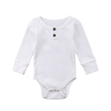 Newborn Baby Autumn Winter Clothes Knitted Romper 2019 NEW Infant Boy Girl Long Sleeve Solid Jumpsuit Playsuit Outfits 0-24M