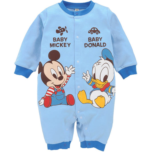 Mickey Baby Rompers Baby Boy Clothing Minnie Baby Girls Clothes Disney Kids Outfits New Fashion Infant Jumpsuit Roupas Bebes