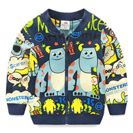 Baby Cartoon Spring Clothing 2019 Baseball New Style Childrenswear Boys' Clothes Kids' Overcoat Wt-6056