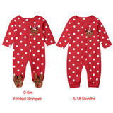 Pudcoco Autumn Christmas Newborn Baby Girl Boys Clothes Deer Printed Long Sleeve One-Piece Xmas Romper Jumpsuit Outfits