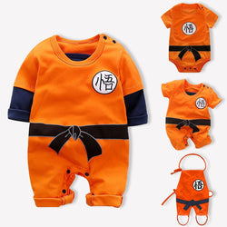 Infant Baby Girls Boys rompers Jumpsuit For Newborn Baby Dragon Ball Sun Goku Long and Short Sleeve Jumpsuits Baby Boy  Clothes