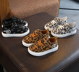 Autumn Basketball Kids, Babies, Printed Leopard Girls'Soft Non-skid Sports, Outdoor Sports, Kids' Soft Kids Boys Girls Shoes