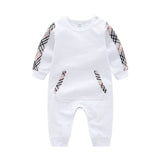 Spring Autumn Fashion Baby Boys Clothes Long Sleeve Baby Rompers Newborn Cotton Girls Clothing Toddler Jumpsuits Infant Clothing