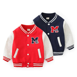 Autumn Childrenswear 2019 Kids' Overcoat Baby Western Style Clothes Boys' Baseball Jacket Small CHILDREN'S Long Sleeve Mixed Col