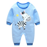 VTOM Baby Infant  Rompers Baby Boys Girls Long-Sleeved Rompers Cartoon Infant Jumpsuit  Baby Toddler Clothes BB8-2