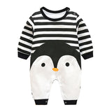 VTOM Baby Infant  Rompers Baby Boys Girls Long-Sleeved Rompers Cartoon Infant Jumpsuit  Baby Toddler Clothes BB8-2