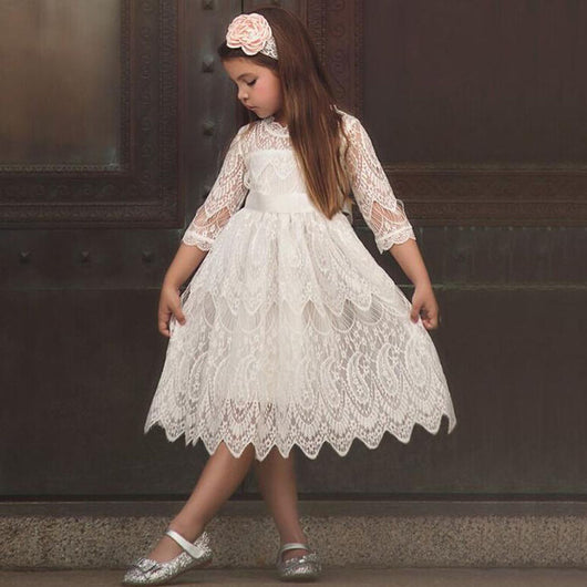 Christmas Flower Girl Dress Summer Clothes Girl 2019 Baby Girl Wedding Dresses Kids's Party Wear Costume For Girl Children