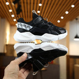 Kids' Spring Black Kids' Children Girls Shoes Loose Baby Fashion Sports Shoes Kids' Boys' White Tennis Shoes Race