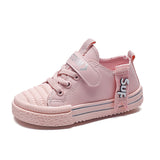 autumn 2019 kids' skate shoes edition leisure white sneakers for girls 6-12 years old shell head shoes