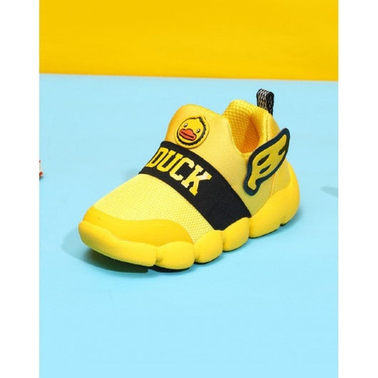 B. Duck Small Yellow Duck Spring And Autumn Shoe Upper Wing Embellishment Fashion BOY'S Shoes BOY'S Little Kids' Casual Shoes