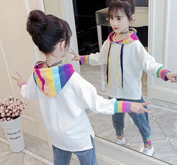 Girls'Suit Autumn Clothes 2019 New Kids' Stylish Children's Fashion Sanitary Clothes Girls'Net Red Children's Clothes in Spring