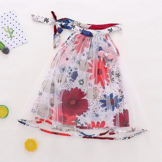 Baby Girl Clothes Newborn Sleeveless Floral Dress Summer Casual Fashion  Princess Party Pageant Tutu Dress Kids' Clothing