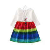 Baby Girl Dress Sister Friend Kids Dress For Girls Clothes Printing Long Sleeve Princess Dress Kids' Clothing