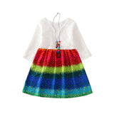 Baby Girl Dress Sister Friend Kids Dress For Girls Clothes Printing Long Sleeve Princess Dress Kids' Clothing