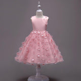 Flower Girl Dress Summer Clothes Girl 2018 Baby Girl Wedding Dresses Kids's Party Wear Costume For Girl Children Clothing