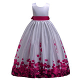 6-16 Y Flower Girl Dress Kid Girl Clothes Baby Birthday Wedding Dresses Kids's Party  Costume For Girl Children Clothing