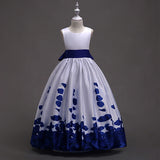 6-16 Y Flower Girl Dress Kid Girl Clothes Baby Birthday Wedding Dresses Kids's Party  Costume For Girl Children Clothing