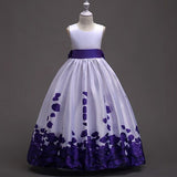 6-16 Y Flower Girl Dress Kid Girl Clothes Baby Birthday Wedding Dresses Kids's Party  Costume For Girl Children Clothing