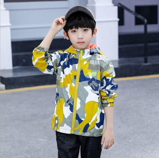 Children's Stormwear Boys'Spring Clothes 2019 New Kids' Korean Fashion Trench Clothes Children's Hat Coat