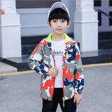 Children's Stormwear Boys'Spring Clothes 2019 New Kids' Korean Fashion Trench Clothes Children's Hat Coat