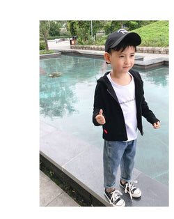 Boys'Autumn Clothes 2019 New Kids' Outerwear Spring and Autumn Baby's Sanitary Clothing Thin Kids'Jacket Jacket Korean Edition