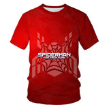 The boy's summer T-shirt, the new spider-man movie, the kids' T-shirt with 3D printed cool kids, are the short-sleeved clothes