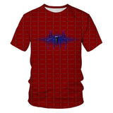 The boy's summer T-shirt, the new spider-man movie, the kids' T-shirt with 3D printed cool kids, are the short-sleeved clothes