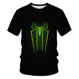 The boy's summer T-shirt, the new spider-man movie, the kids' T-shirt with 3D printed cool kids, are the short-sleeved clothes