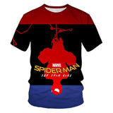 The boy's summer T-shirt, the new spider-man movie, the kids' T-shirt with 3D printed cool kids, are the short-sleeved clothes