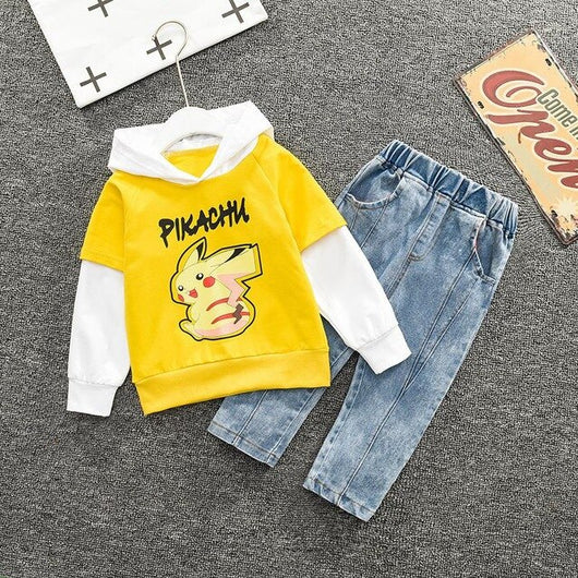 Boys'suit Fall 2019 New Kids' Suit 0-4 Years Old Baby's Pure Cotton Sanitary Clothes Two Kids'clothes