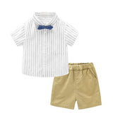 Hot Selling Newest Boys'Short Sleeve Shirts Leisure Suit 2019 Summer Suit New Kids' Clothes Fashion Children's Tops Trends