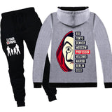 La Casa De Papel Kids's T Shirts shorts 2pcs sets Money Heist Hipster Cotton House Paper Tee T-Shirts Clothes Hoodies sweatshirt