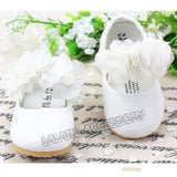 1Pair Lovely New Baby Girls PU+Voile Lace Shoes Cute Kids' Soft And Comfortable Autumn/ Spring/summer Shoes 2 Colors