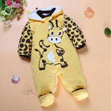 Winter Baby Rompers Boy Girl Coat Parkas Suit Children Clothing Romper Newborn Kids Clothes Layette Down Jumpsuit Set