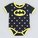 2018 Summer Newborn Baby Girl Clothes Cartoon Baby Boy Rompers Spiderman Batman Unisex Baby Rompers Cartoon Animal Clothing Set