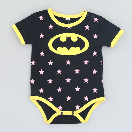 2018 Summer Newborn Baby Girl Clothes Cartoon Baby Boy Rompers Spiderman Batman Unisex Baby Rompers Cartoon Animal Clothing Set
