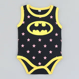 2018 Summer Newborn Baby Girl Clothes Cartoon Baby Boy Rompers Spiderman Batman Unisex Baby Rompers Cartoon Animal Clothing Set