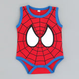 2018 Summer Newborn Baby Girl Clothes Cartoon Baby Boy Rompers Spiderman Batman Unisex Baby Rompers Cartoon Animal Clothing Set