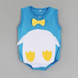 2018 Summer Newborn Baby Girl Clothes Cartoon Baby Boy Rompers Spiderman Batman Unisex Baby Rompers Cartoon Animal Clothing Set