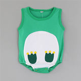 2018 Summer Newborn Baby Girl Clothes Cartoon Baby Boy Rompers Spiderman Batman Unisex Baby Rompers Cartoon Animal Clothing Set
